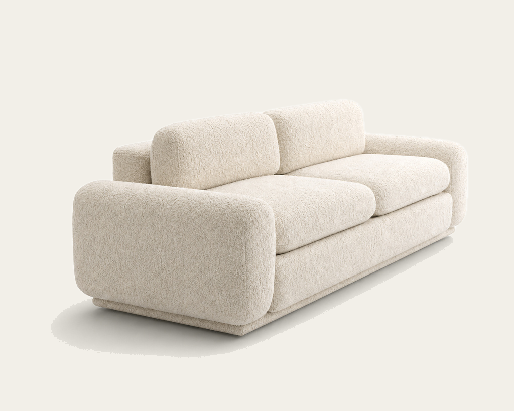 Cloud Sofa in Bone Bouclé