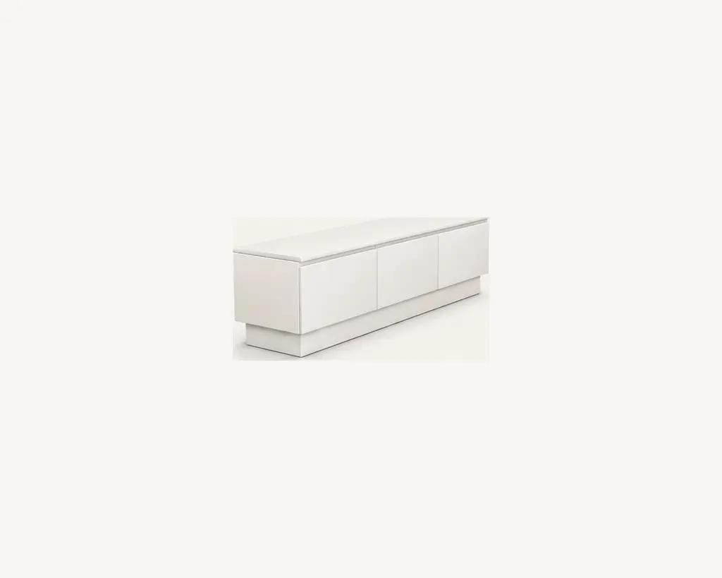 Media Console in Ivory