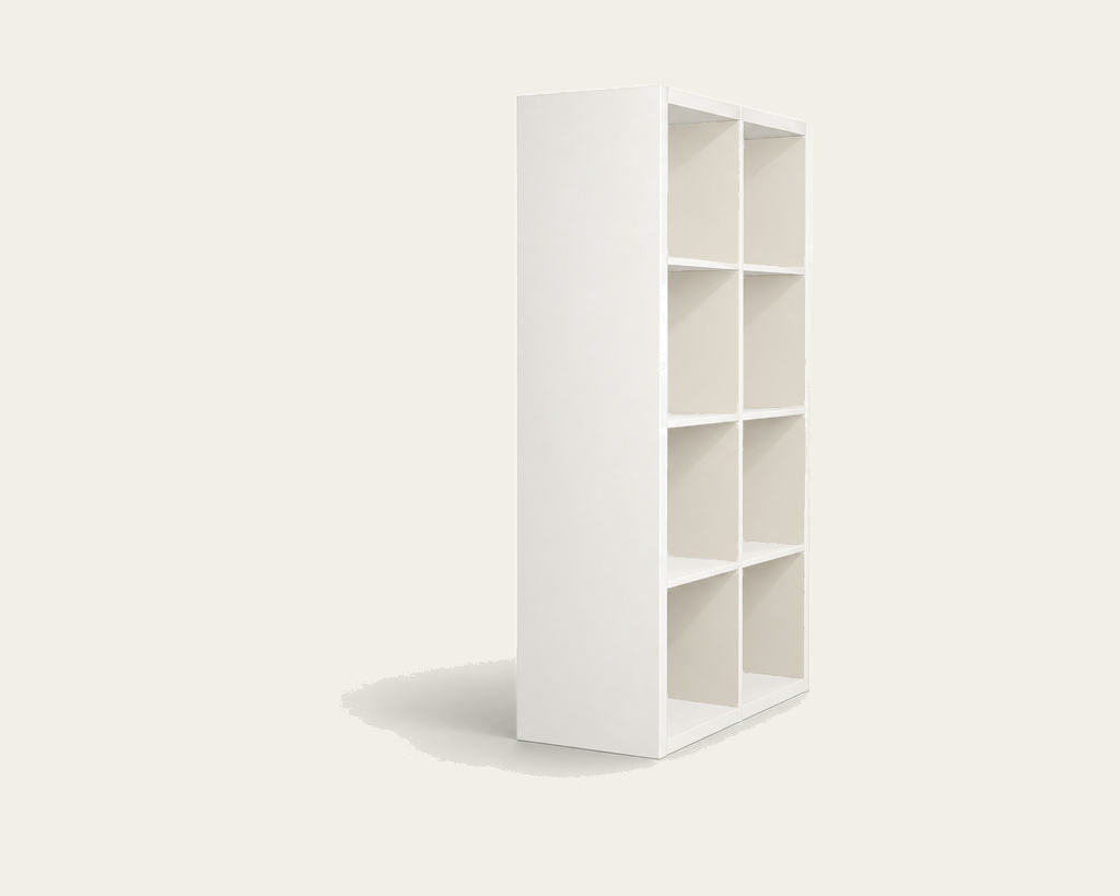 Shelving 2×4 in Ivory